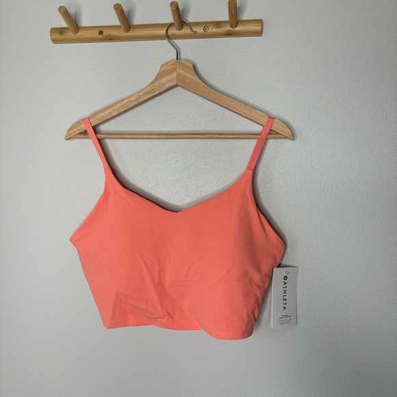 NWT Athleta Elation V Neck Crop D-DD large - Picture 2 of 8